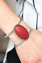 Load image into Gallery viewer, Desert Empress - Red Cuff Bracelet
