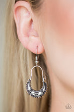 Load image into Gallery viewer, Industrially Indigenous - Silver Earring
