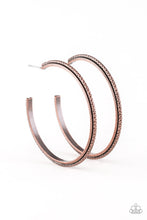 Load image into Gallery viewer, Girl Gang - Copper Hoop Earrings
